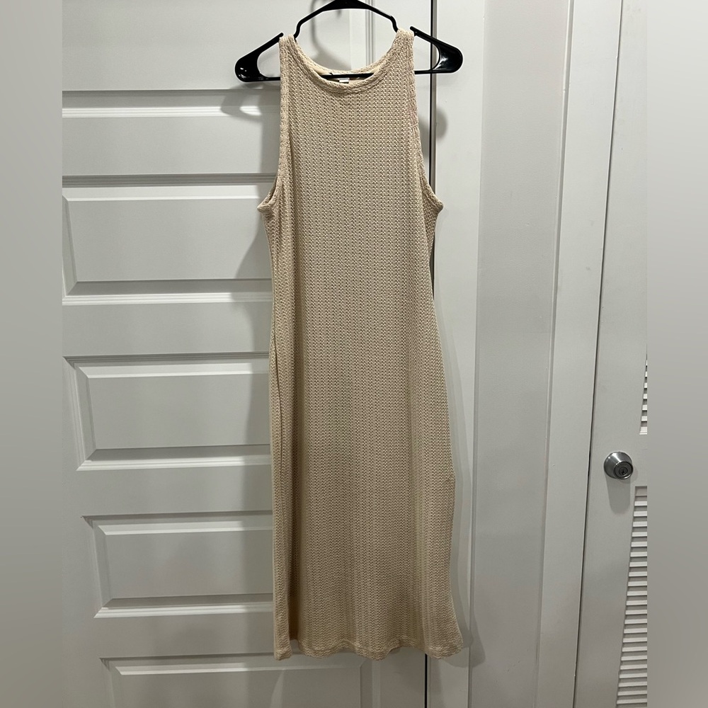 NEW WITH TAGS Women’s Chelsea & Violet Cream Knit Maxi Dress